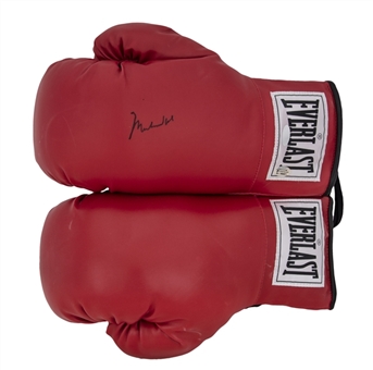 Muhammad Ali Signed Everlast Boxing Gloves (Steiner)